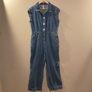 Free People Denim Jumper